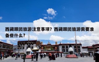 西藏跟团旅游注意事项？西藏跟团旅游需要准备些什么?