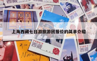 上海西藏七日游旅游团报价的简单介绍