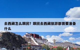 去西藏怎么跟团？跟团去西藏旅游都需要准备什么