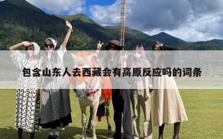 包含山东人去西藏会有高原反应吗的词条
