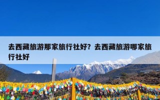去西藏旅游那家旅行社好？去西藏旅游哪家旅行社好