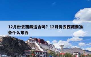 12月份去西藏适合吗？12月份去西藏要准备什么东西